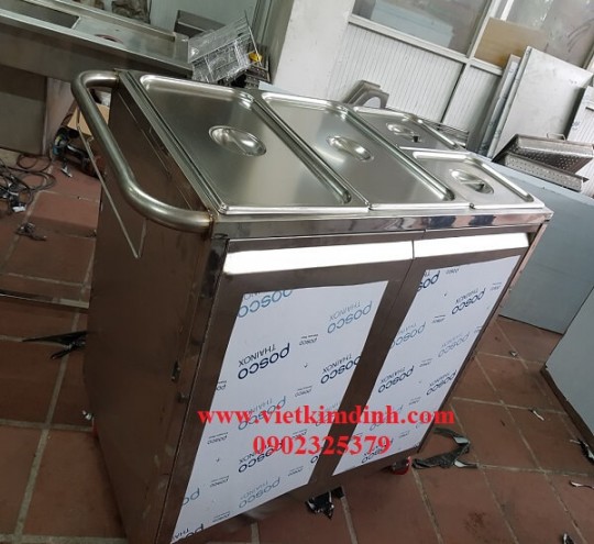 Xe đẩy khay dạng tủ